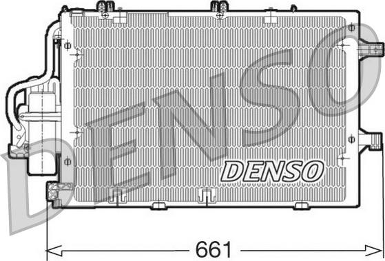 Denso DCN20015 - Конденсатор, кондиціонер autozip.com.ua