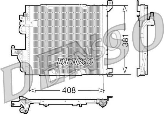 Denso DCN20012 - Конденсатор, кондиціонер autozip.com.ua