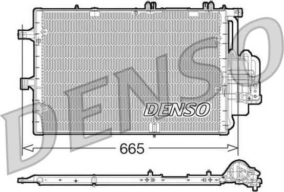 Denso DCN20017 - Конденсатор, кондиціонер autozip.com.ua