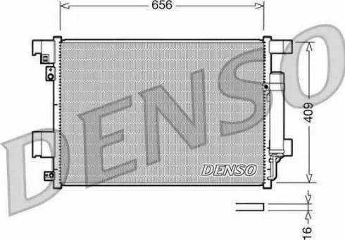 TEMPEST TP.15940029 - Конденсатор кондиционера MITSUBISHI LANCER 07- TEMPEST autozip.com.ua