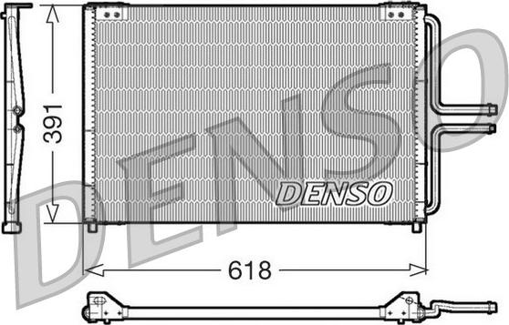 Denso DCN23020 - Конденсатор, кондиціонер autozip.com.ua