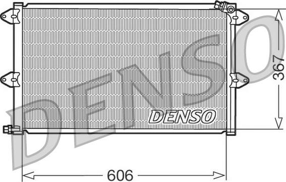 Denso DCN27001 - Конденсатор, кондиціонер autozip.com.ua