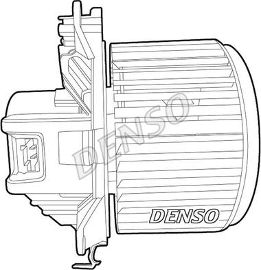 Denso DEA09070 - Вентилятор салону autozip.com.ua