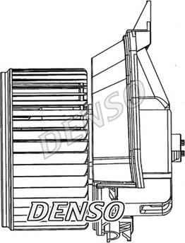 Denso DEA09200 - Вентилятор салону autozip.com.ua