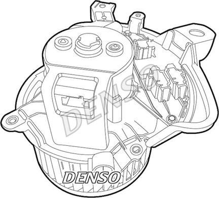 Denso DEA01011 - Вентилятор салону autozip.com.ua