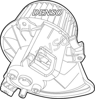 Denso DEA01210 - Вентилятор салону autozip.com.ua