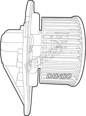 Denso DEA02001 - Вентилятор салону autozip.com.ua