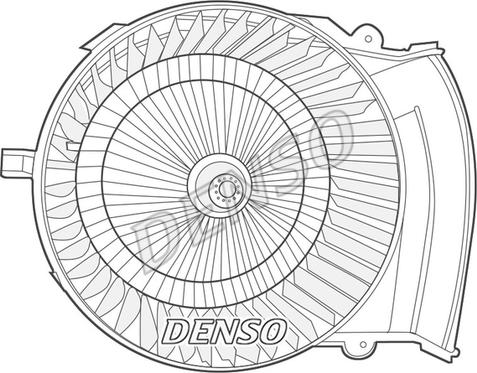 Denso DEA07001 - Вентилятор салону autozip.com.ua