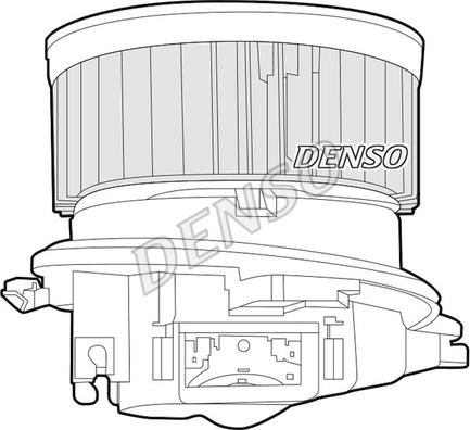 Denso DEA21007 - Вентилятор салону autozip.com.ua