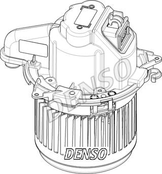 Denso DEA23023 - Вентилятор салону autozip.com.ua