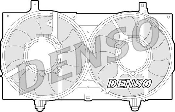 Denso DER46001 - Вентилятор, охолодження двигуна autozip.com.ua