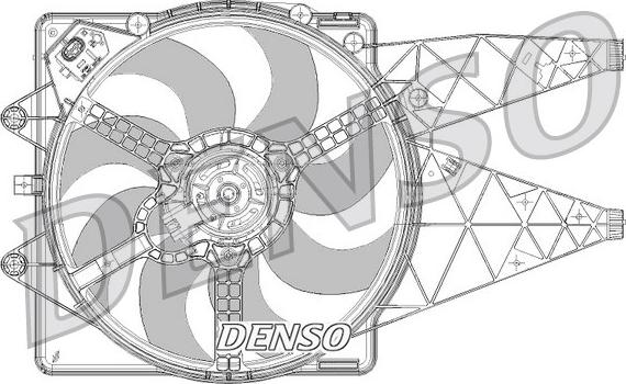 Denso DER09094 - Вентилятор, охолодження двигуна autozip.com.ua
