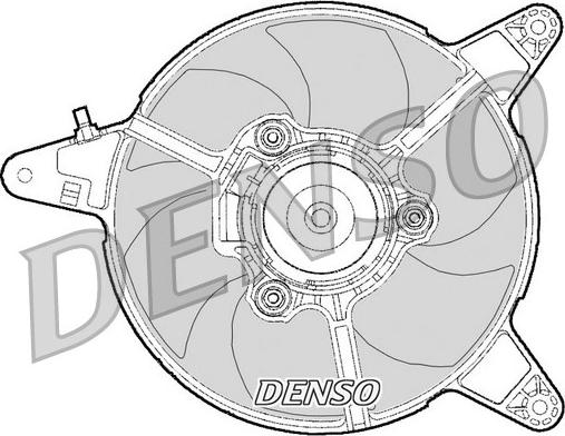 Denso DER09095 - Вентилятор, охолодження двигуна autozip.com.ua