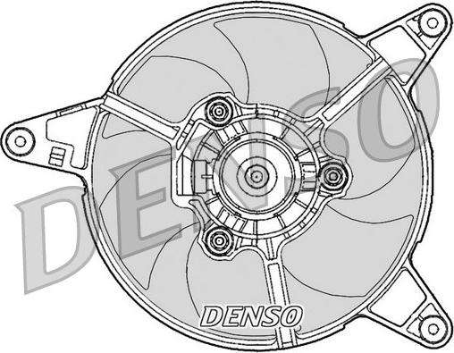 Denso DER09090 - Вентилятор, охолодження двигуна autozip.com.ua