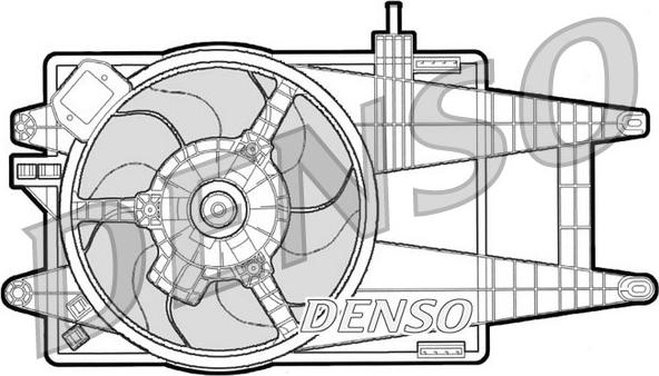 Denso DER09040 - Вентилятор, охолодження двигуна autozip.com.ua