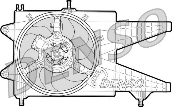 Denso DER09041 - Вентилятор, охолодження двигуна autozip.com.ua