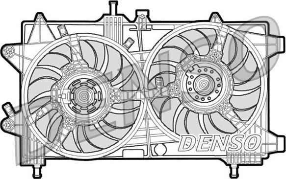 Denso DER09043 - Вентилятор, охолодження двигуна autozip.com.ua