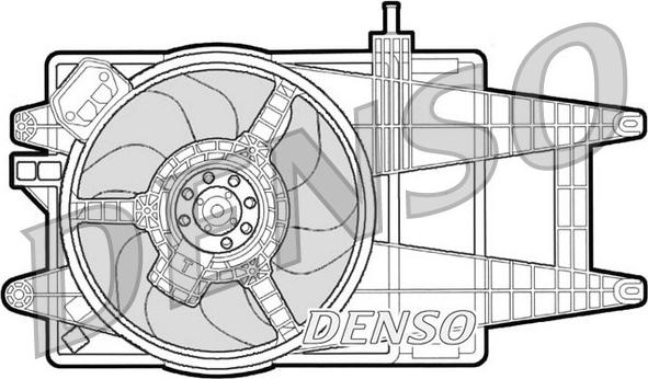 Denso DER09042 - Вентилятор, охолодження двигуна autozip.com.ua