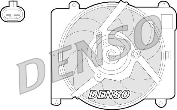 Denso DER09054 - Вентилятор, охолодження двигуна autozip.com.ua