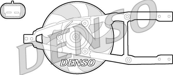 Denso DER09055 - Вентилятор, охолодження двигуна autozip.com.ua