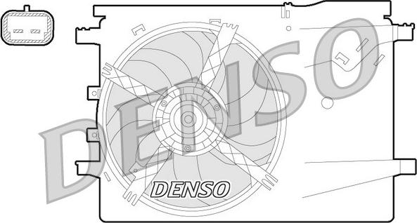 Denso DER09058 - Вентилятор, охолодження двигуна autozip.com.ua