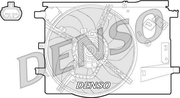 Denso DER09053 - Вентилятор, охолодження двигуна autozip.com.ua