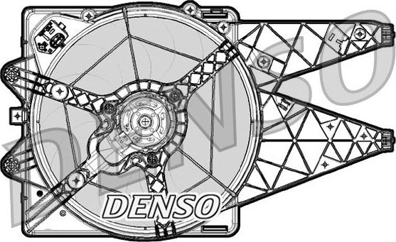 Denso DER09064 - Вентилятор, охолодження двигуна autozip.com.ua