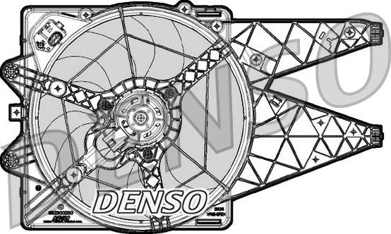 Denso DER09066 - Вентилятор, охолодження двигуна autozip.com.ua