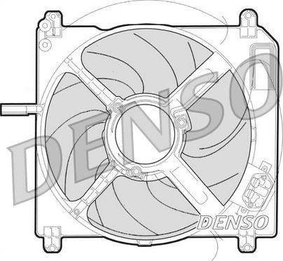 Denso DER09009 - Вентилятор, охолодження двигуна autozip.com.ua
