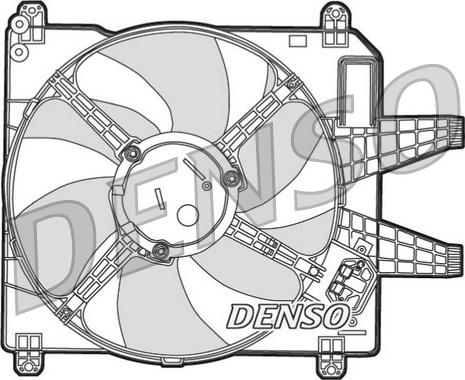 Denso DER09004 - Вентилятор, охолодження двигуна autozip.com.ua