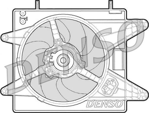 Denso DER09003 - Вентилятор, охолодження двигуна autozip.com.ua