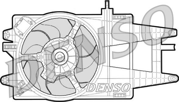 Denso DER09032 - Вентилятор, охолодження двигуна autozip.com.ua