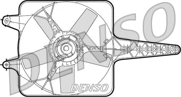 Denso DER09071 - Вентилятор, охолодження двигуна autozip.com.ua