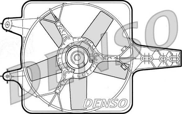 Denso DER09072 - Вентилятор, охолодження двигуна autozip.com.ua