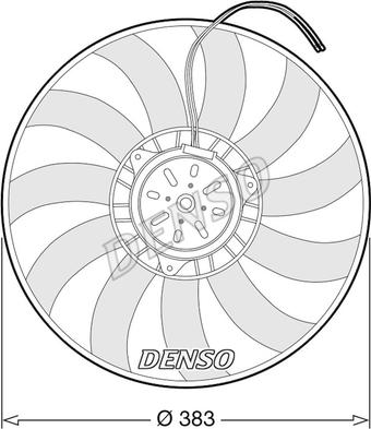Denso DER02009 - Вентилятор, охолодження двигуна autozip.com.ua