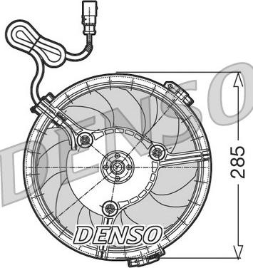 Denso DER02005 - Вентилятор, охолодження двигуна autozip.com.ua