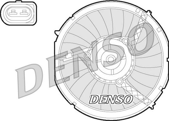 Denso DER02003 - Вентилятор, охолодження двигуна autozip.com.ua