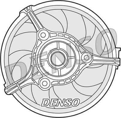 Denso DER02002 - Вентилятор, охолодження двигуна autozip.com.ua