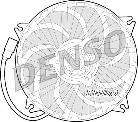 Denso DER07007 - Вентилятор, охолодження двигуна autozip.com.ua