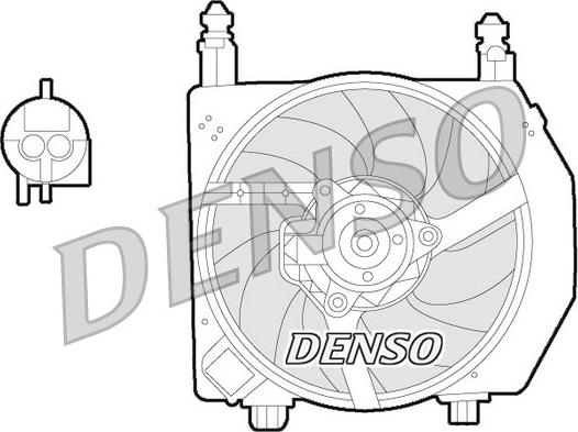 Denso DER10006 - Вентилятор, охолодження двигуна autozip.com.ua