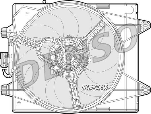 Denso DER13004 - Вентилятор, охолодження двигуна autozip.com.ua