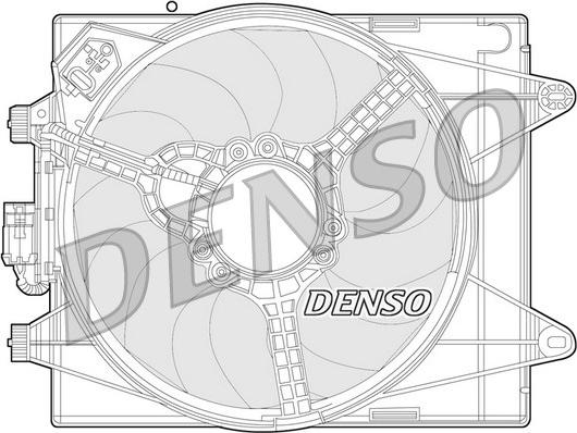 Denso DER13005 - Вентилятор, охолодження двигуна autozip.com.ua
