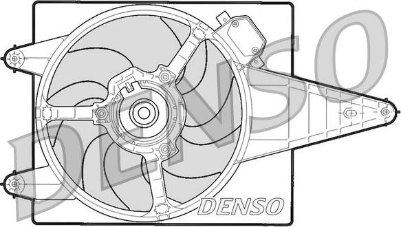 Denso DER13204 - Вентилятор, охолодження двигуна autozip.com.ua