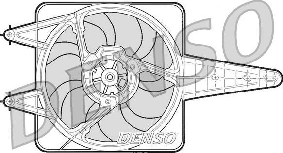 Denso DER13203 - Вентилятор, охолодження двигуна autozip.com.ua