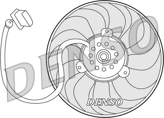 Denso DER32004 - Вентилятор, охолодження двигуна autozip.com.ua