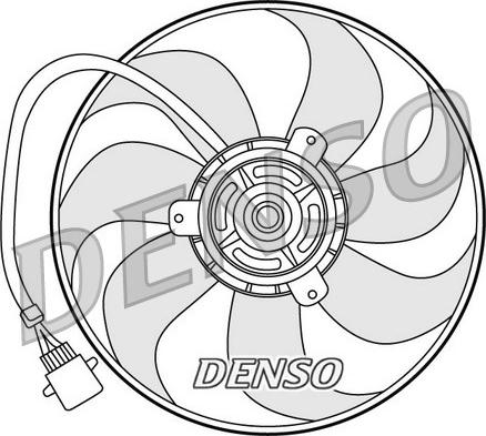 Denso DER32006 - Вентилятор, охолодження двигуна autozip.com.ua