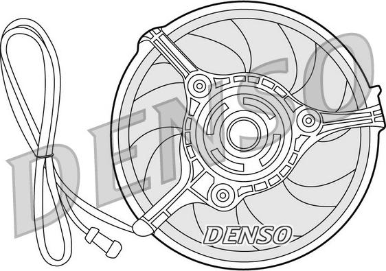 Denso DER32008 - Вентилятор, охолодження двигуна autozip.com.ua