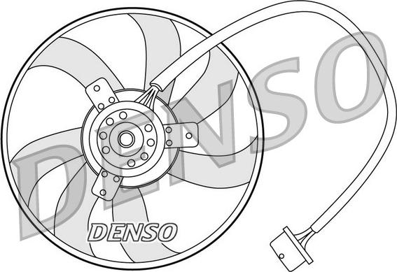 Denso DER32003 - Вентилятор, охолодження двигуна autozip.com.ua