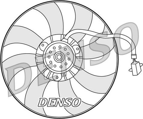 Denso DER32007 - Вентилятор, охолодження двигуна autozip.com.ua