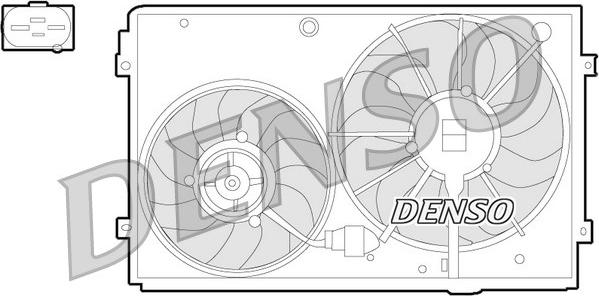 Denso DER32011 - Вентилятор, охолодження двигуна autozip.com.ua